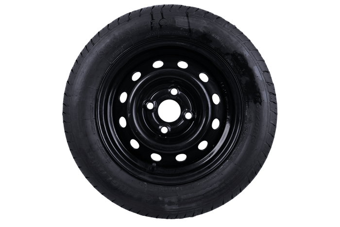 OUTLET Roue de remorque PNEU LINGLONG 155/70 R13 75N JANTE UNITRAILER noir 4Jx13" 4x100 ET:30