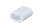 Manchon à sertir aluminium pour câble DROMET ZLA.4,  de 4 mm