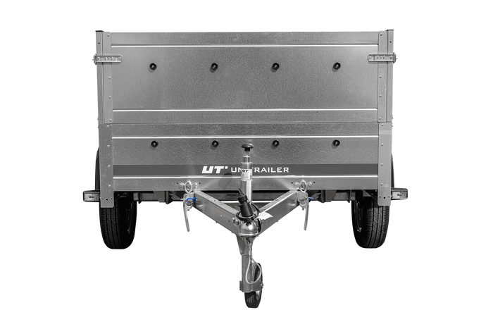 Remorque légère 200x125 UNITRAILER GARDEN 201 KIPP avec ridelles supplémentaires