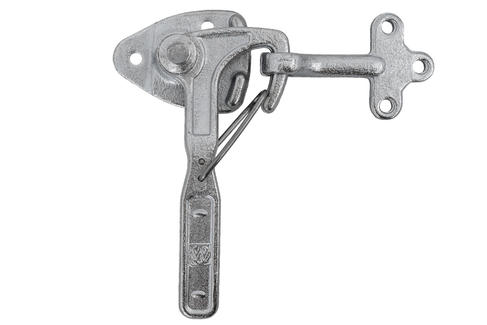 Attelage côté droit avec fermoir WINTERHOFF WV 10-R + WVG 10-A fermeture latérale complète remorque