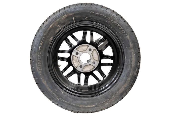 Roue de remorque OUTLET LINGLONG TIRE 155/70 R13 75N JANTE ALU UNITRAILER 4Jx13" 4x100 ET:30