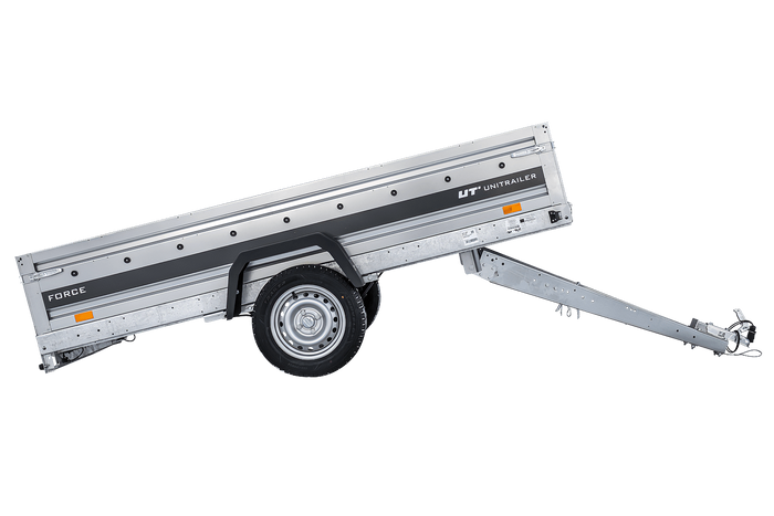 Remorque porte-voitures sur ressorts 264x125 UNITRAILER FORCE 264/R KIPP