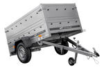 Remorque légère 200x106 UNITRAILER GARDEN 200 KIPP avec côtés BIS