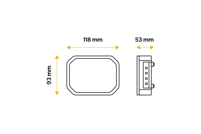 Feux arrière à LED TT TECHNOLOGY TT.12018L+TT.12018P, 4 fonctions, gauche + droite