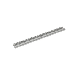 Rail de chargement ProPlus 342172 pour avion, rail de chargement en aluminium, 30 cm