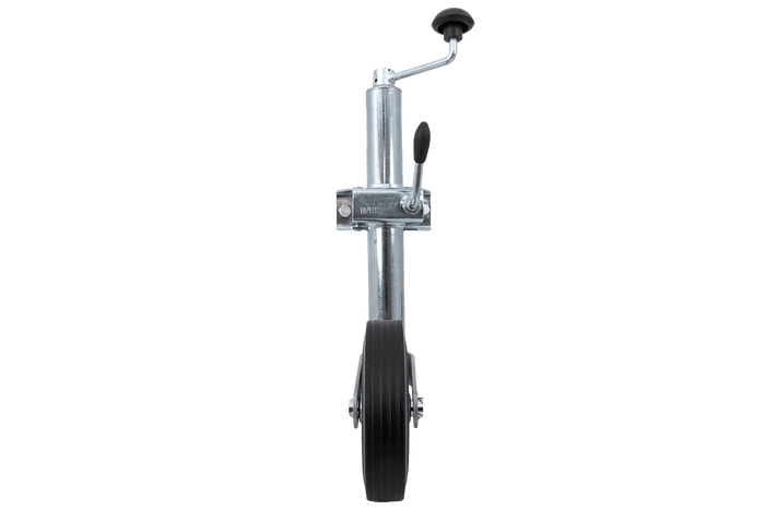 Roue jockey avec collier UNITRAILER 150 kg,48 mm, 505-730 mm