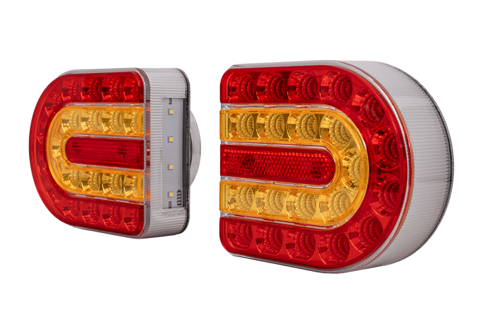 Feux arrière LED SPAREX CONNIX S.130977, 4 fonctions gauche + droit, sans fil, magnétiques