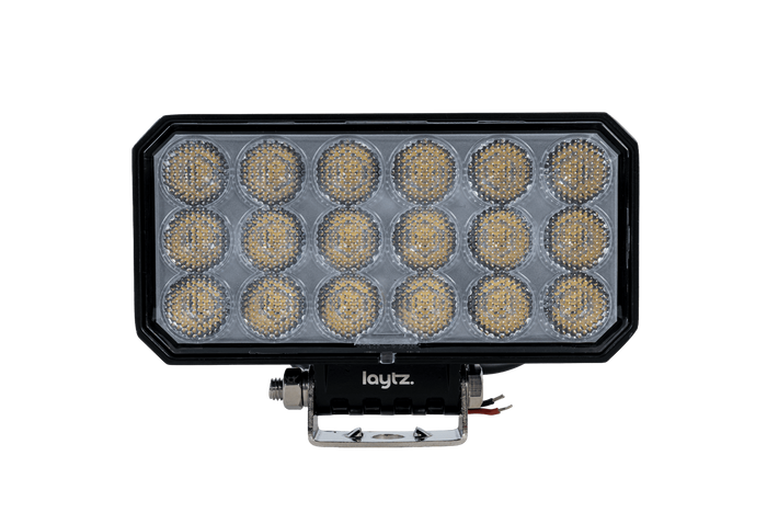 RéflectLampe de travail, réflecteur rectangulaire LED LAYTZ LY7305, 72 LED, 7000 lm