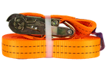 Sangle d'arrimage orange UNITRAILER 10 m/35 mm/2 t avec tendeur