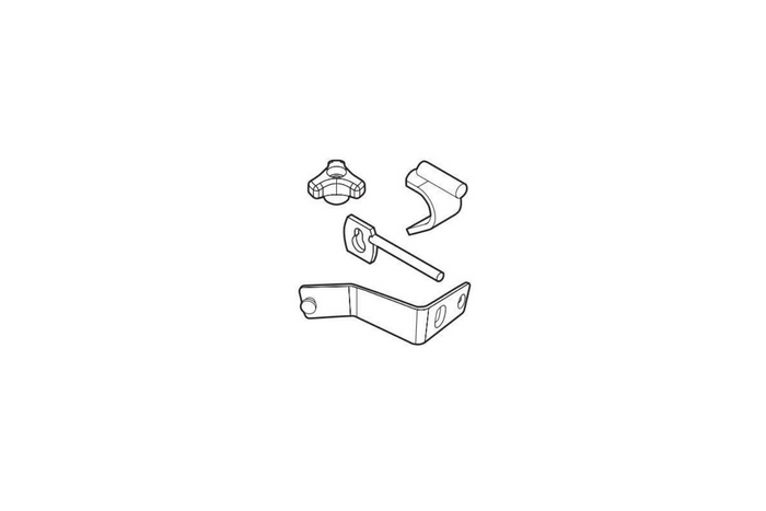 Serrures de porte de cabine supplémentaires LAMPA 97934 pour camions DAF