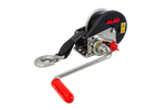 Treuil manuel pour remorque dépanneuse AL-KO 450kg avec une courroie de 6m, frein et déroulement automatique