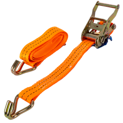 Courroie de transport orange UNITRAIER 2 m/35 mm/2 t avec tendeur