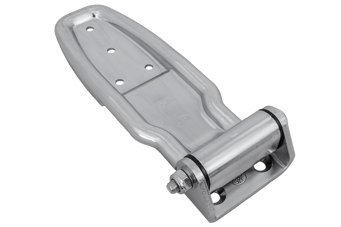 Charnière latérale avec support de montage STEELPRESS HB-01.270-02+UH-01 montage latéral complet de la remorque