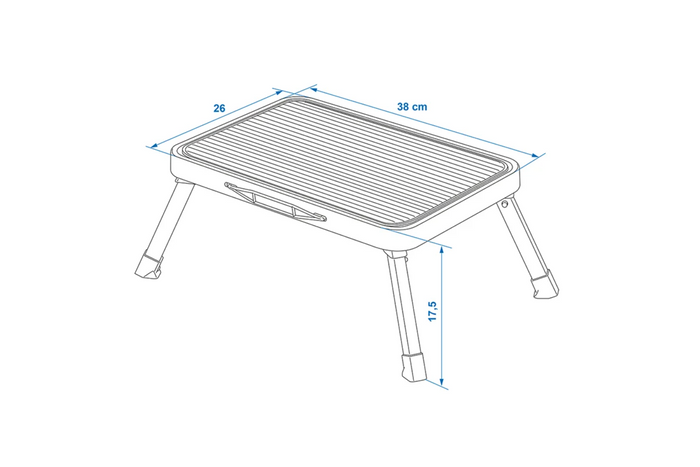 Marchepied de remorque pliable ProPlus 360827, plateforme 150 kg