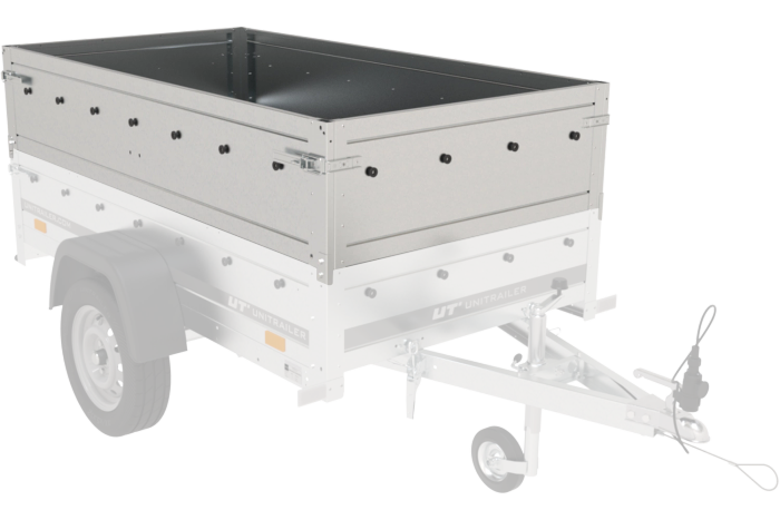 Côtés en aluminium BIS pour la remorque UNITRAILER GARDEN 201 KIPP ALU