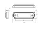 Feu de position, gabarit LED universel WAŚ W189 1338