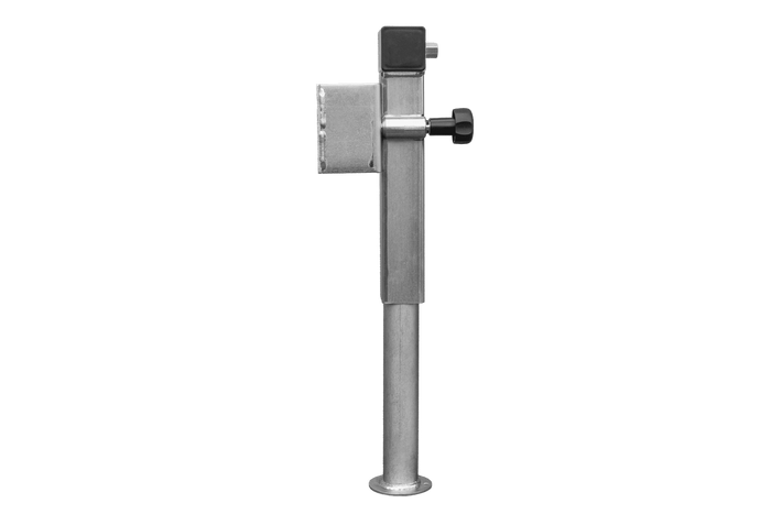 Support de manivelle extensible UNITRAILER D-110.000.049 pour remorque plateau 1300 kg, entraxe 410-645 mm
