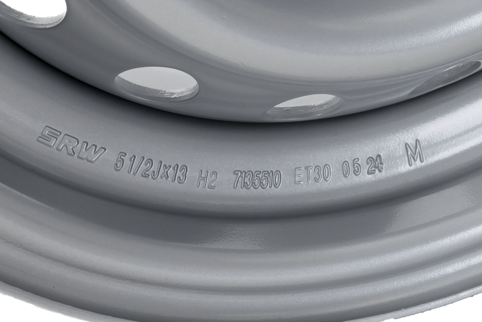 Jante en acier pour remorque UNITRAILER 5,5Jx13"H2, 5x112, ET:30