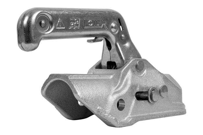 Attelage à boule WINTERHOFF WW 30-D3-K1212 pour remorque de 3000 kg avec timon tubulaire de 50 à 51 mm, en fonte