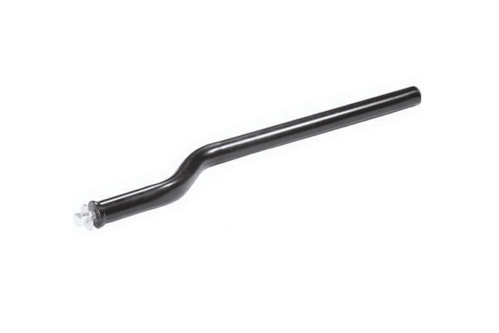 Tube coudé pour la fixation du garde-boue DOMAR DK8024, diamètre du support 42 mm, longueur 580 mm