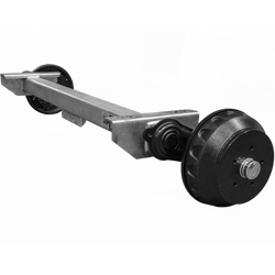 Essieu freiné KNOTT VGB18MV pour remorque/porte-voitures 1800 kg, 1100 mm, 1570 mm, 5x112
