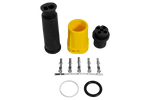 Connecteur étanche MANTES pour feux arrière de remorque, baïonnette 5 broches, jaune gauche