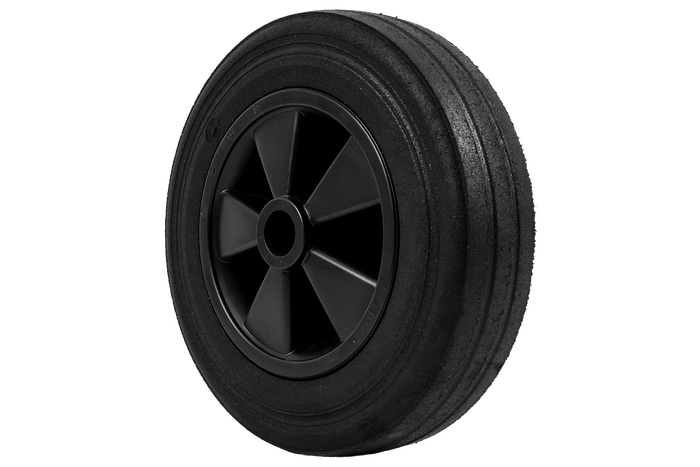 Roue de secours pour WINTERHOFF 294364, roue jockey en caoutchouc plein 200x50 mm