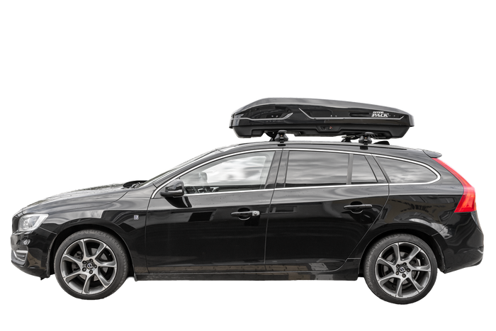 Coffre de toit Inter Pack Monsun PRO M, noir métallisé