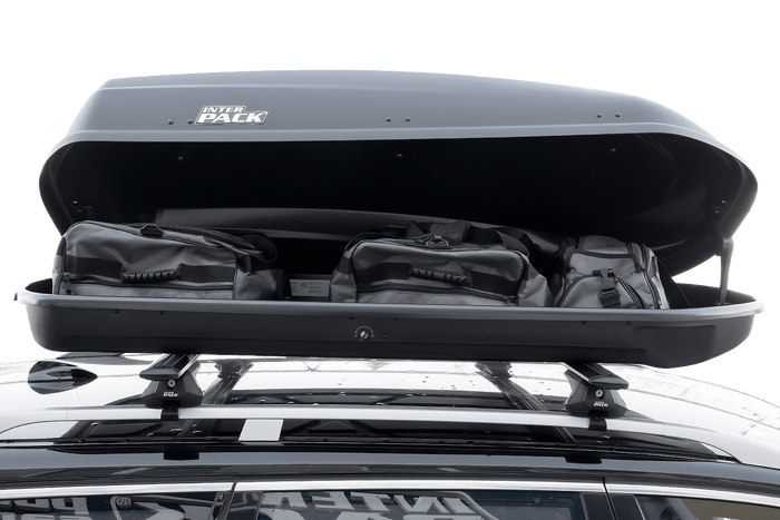 Coffre de toit Inter Pack Torino, noir mat
