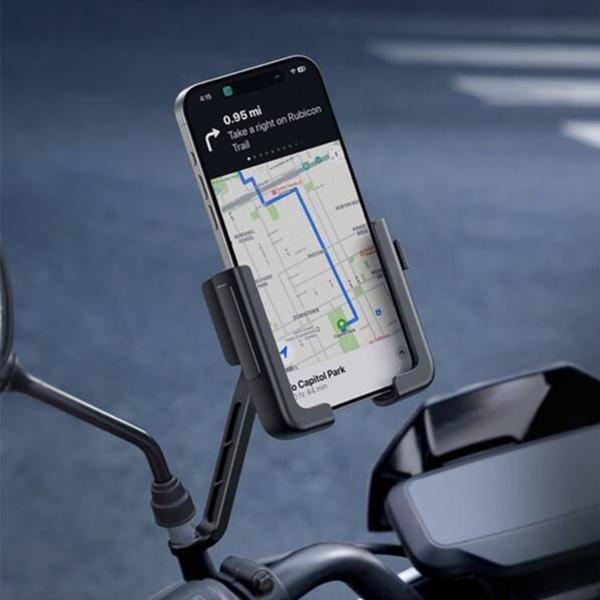 Support universel pour téléphone de vélo/moto BASEUS GoTrip Series avec rétroviseur