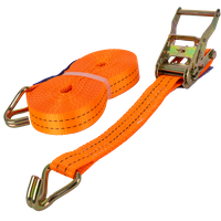Sangle d'arrimage orange UNITRAILER 12 m/35 mm/2 t avec tendeur