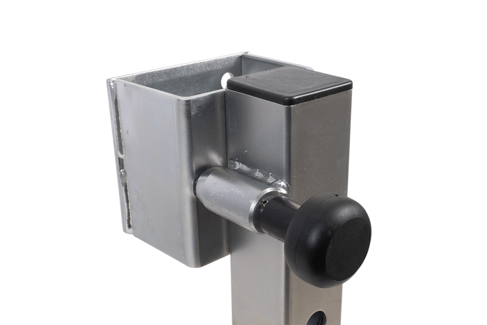Support de manivelle extensible UNITRAILER JL1 pour remorque plateau 1500 kg 346-576 mm