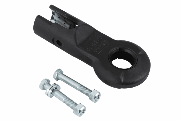 Attelage à œil KNOTT KK7293S pour remorque de 3500 kg avec timon tubulaire de 45 mm, nouveau modèle