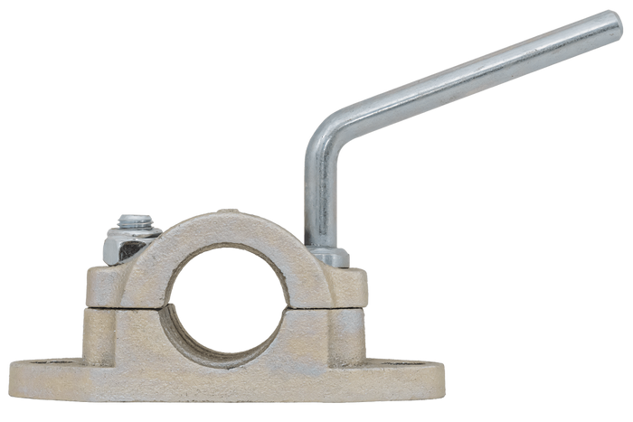 Collier de roue jockey en fonte KNOTT B48C6 pour tuyau ondulé de 48 mm