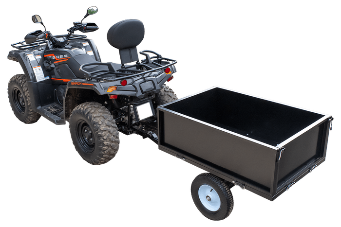 Remorque de jardin pour tracteur, quad UNITRAIER, chariot basculant 225 kg, 1030 x 700 mm