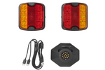 Feux arrière LED ProPlus 13 broches, 4 fonctions gauche + droite, magnétiques, Bluetooth