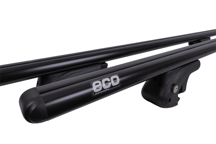Barres de toit Eco Alubase 135 - barres de toit universelles en aluminium pour rails ouverts