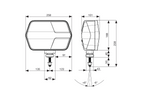 Phare avant LED ASPÖCK LuxLED II 7 fonctions 6 broches DEUTSCH DT06-6S gauche