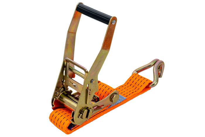 Courroie de transport orange UNITRAIER 6 m/50 mm/5 t avec tendeur