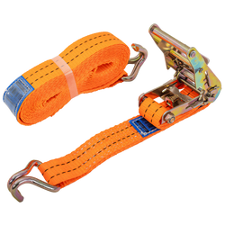 Courroie de transport orange UNITRAIER 6 m/35 mm/2 t avec tendeur
