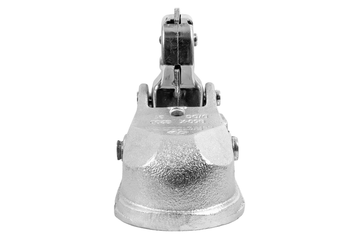 Attelage à boule WINTERHOFF WW 350-RB-K1414 pour remorque de 3500 kg avec timon tubulaire de 50 mm, en fonte