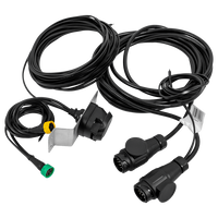 Faisceau électrique MANTES pour remorque de bateau, 9,57 m, prise 13 broches, 2 baïonnettes 5 broches