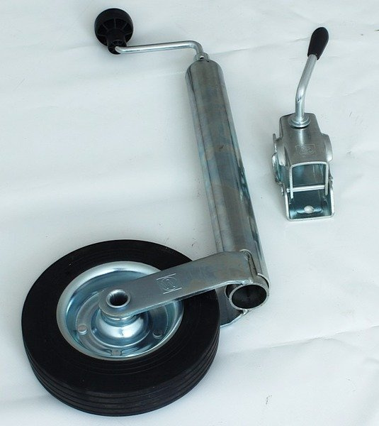 Roue jockey avec bride WINTERHOFF ST48-200VB+KLE48 150 kg 48 mm 505-725 mm