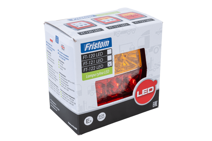 Feu arrière FRISTOM FT-122 LED, 3 fonctions universel
