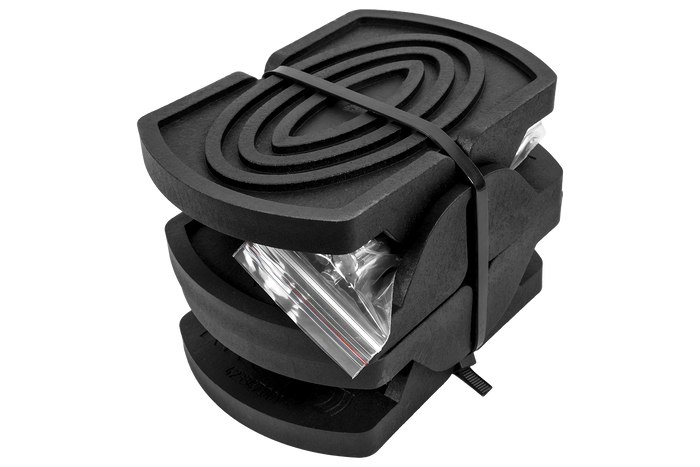 Ensemble de quatre supports stabilisateurs de remorque KNOTT 18x14x4,5cm