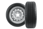 Jeu de deux roues renforcées pour remorque PNEU LINGLONG 195/50 R13C 104/101N JANTE UNITRAILER 5.5Jx13&quot;H2 5x112 ET:30