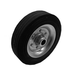 Roue de secours pour la roue jockey KNOTT 405725.001, en caoutchouc plein, 225 x 65 mm