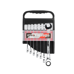 Clés mixtes à cliquet YATO YT-0208 10-19 mm 7 pièces.