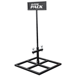 Support de porte-vélos sur attelage INTER PACK pour 2 porte-vélos, 1368 mm x 800 mm