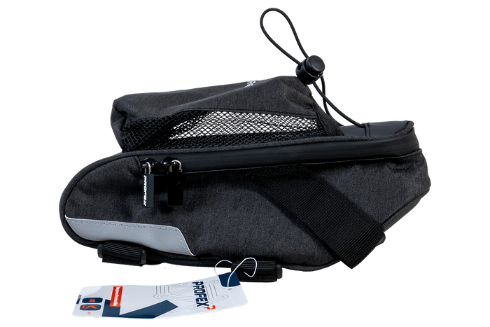 Sacoche de selle de vélo PROFEX 82318 Long Black Lux avec porte-bouteille